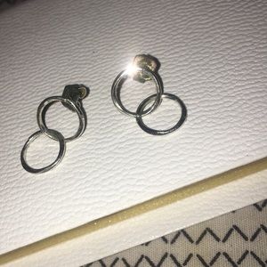 🎀 Double hooped earrings